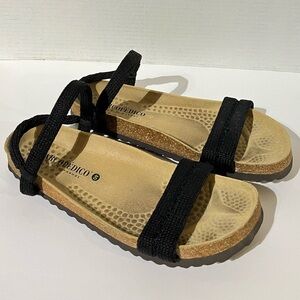ARCOPEDICO by Elio Parodi Mesh Stretch Knit Ankle Strap Sandals Flats 40 9
